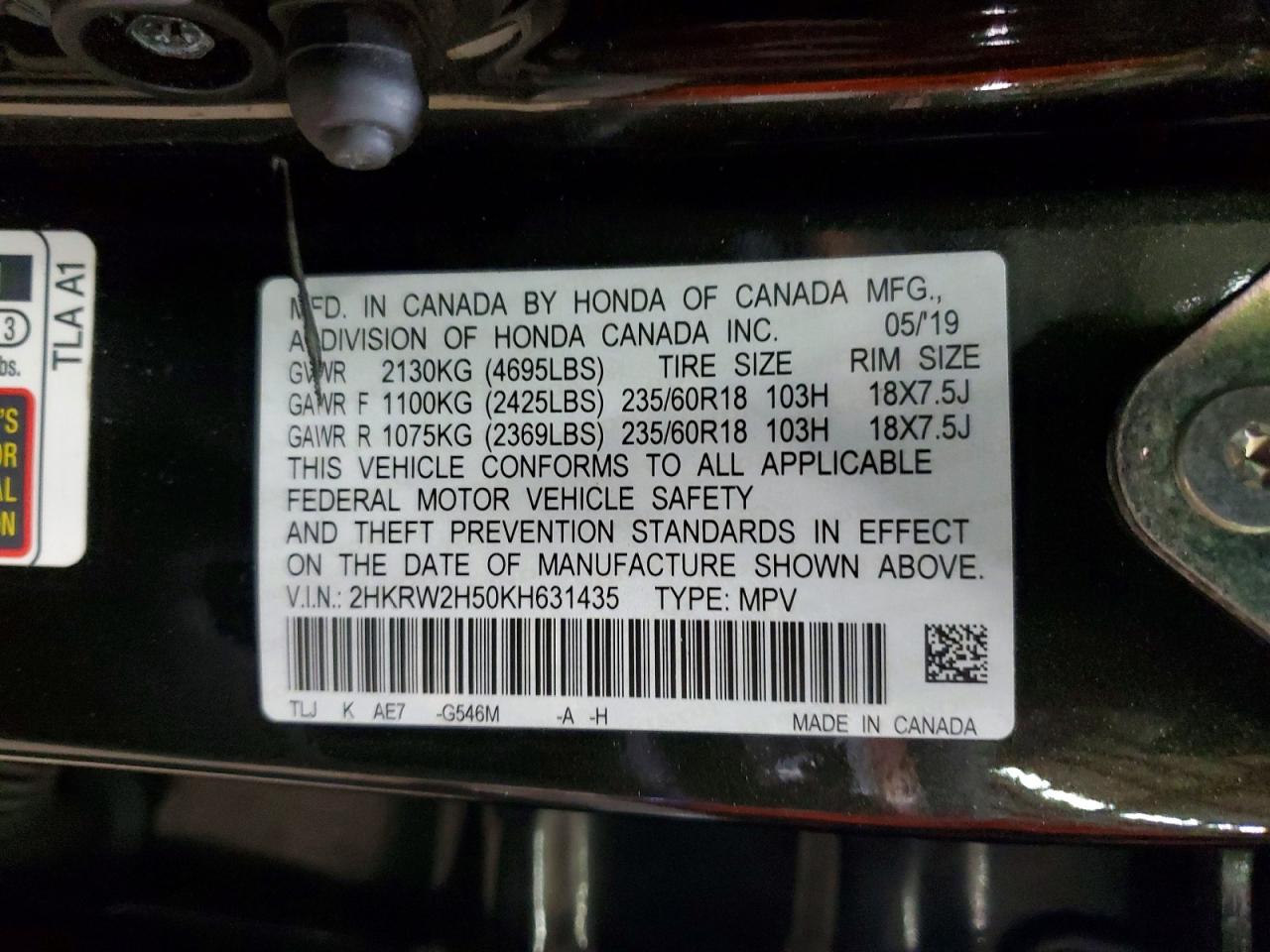 Honda Crv Ex