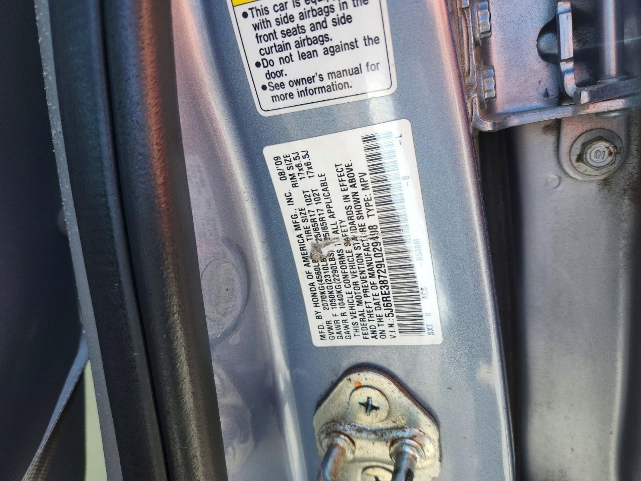 Honda Crv Exl