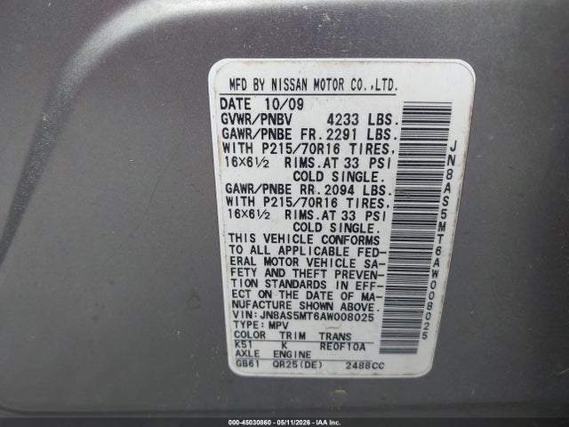 Nissan Rogue S