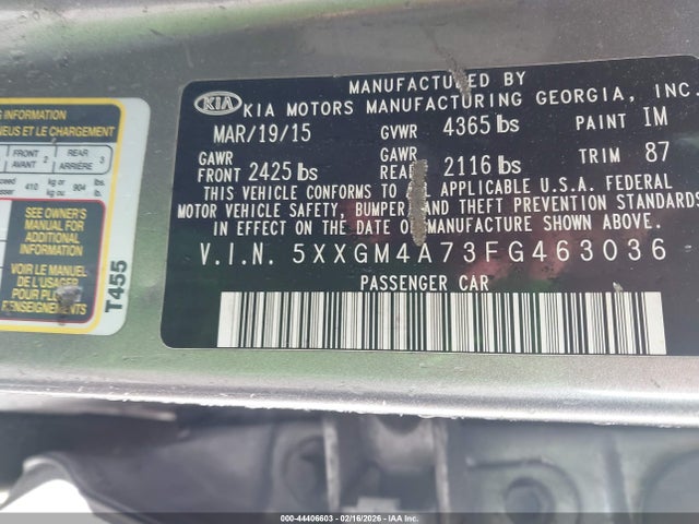 Kia Optima Lx