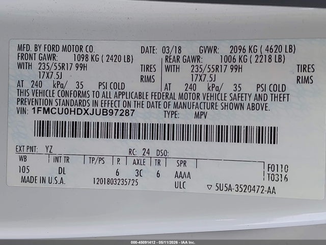 Ford Escape Sel