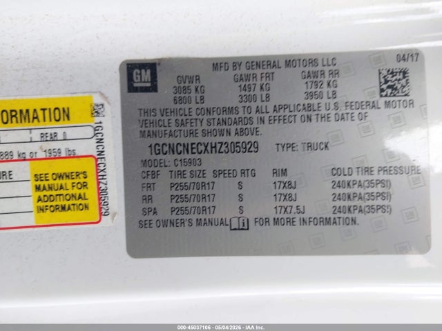 Chevrolet Silverado 1500 Wt