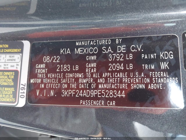Kia Forte Lxs