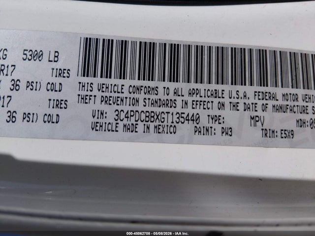 Dodge Journey Sxt