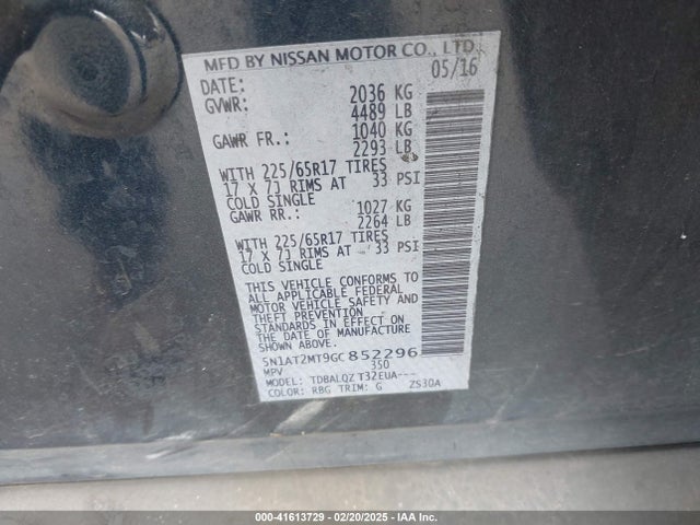 Nissan Rogue Sv