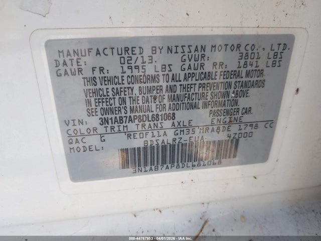 Nissan Sentra Sr