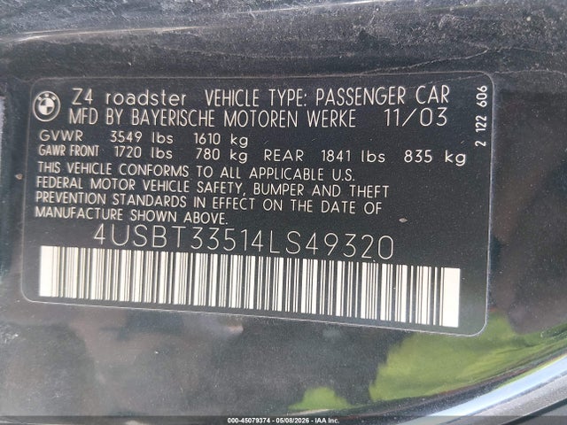 BMW Z Series 2.5i