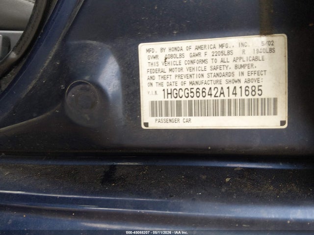 Honda Accord 2.3 Ex