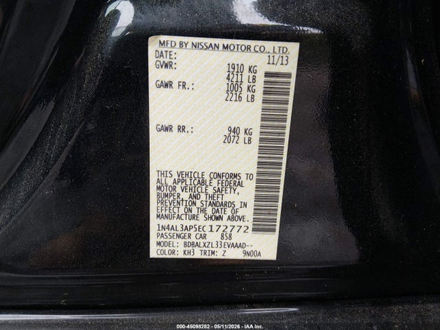 Nissan Altima 2.5 Sl