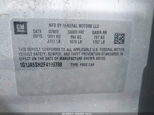 Chevrolet Sonic Ls Auto