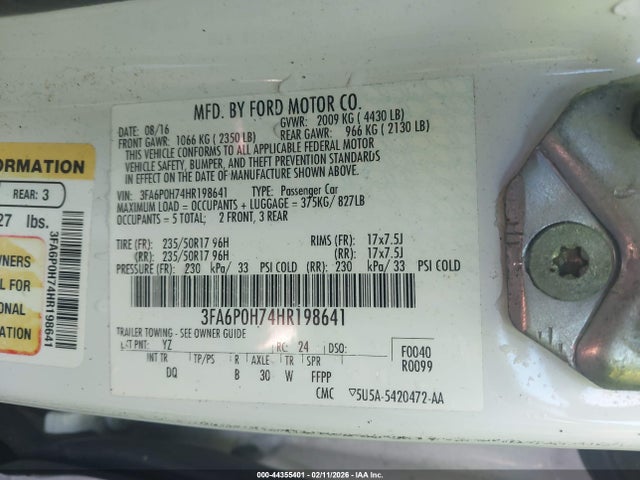 Ford Fusion Se