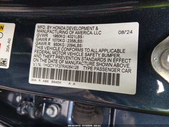 Honda Accord Ex