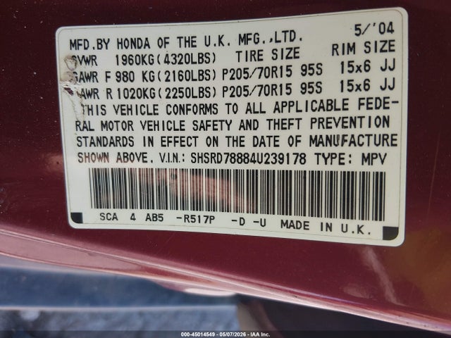 Honda CR-V Ex