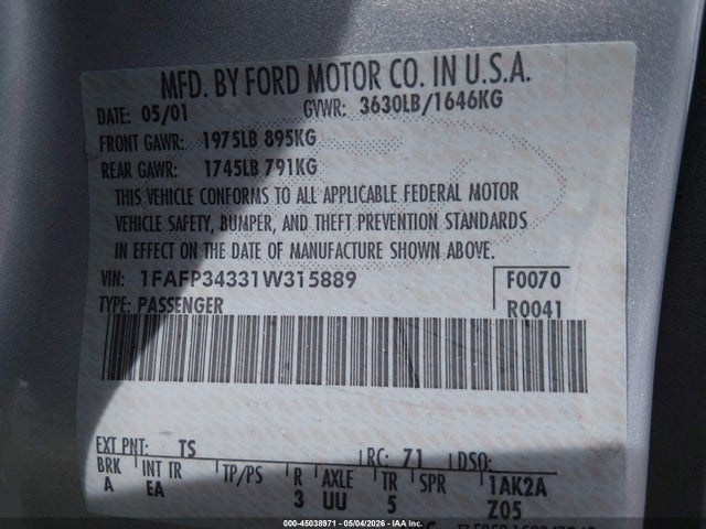 Ford Focus Se