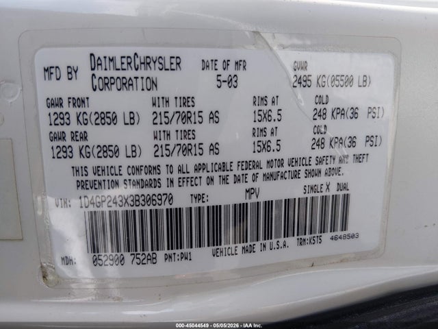 Dodge Grand Caravan Se