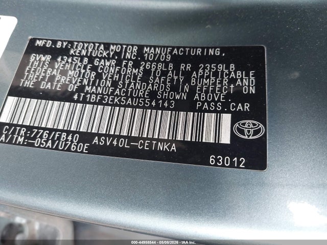 Toyota Camry Le