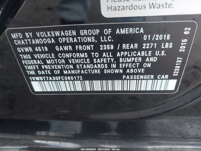 Volkswagen Passat 1.8t Se