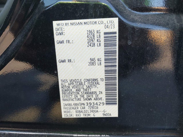 Nissan Altima S Fwd