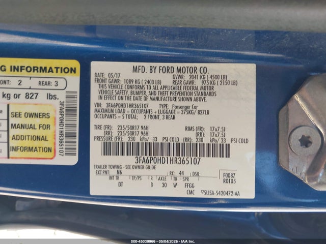 Ford Fusion Se