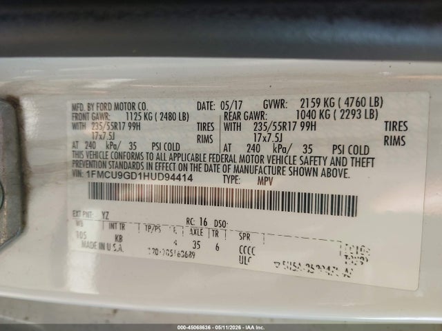 Ford Escape Se
