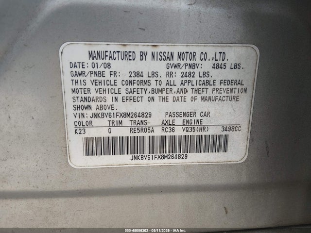 INFINITI G35x