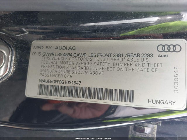Audi A3 2.0t Premium