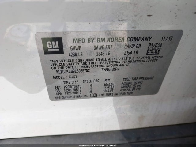 Chevrolet Trax Fwd Ls