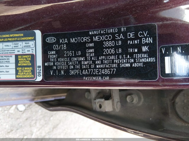 Kia Forte Lx
