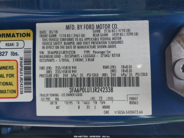 Ford Fusion Se