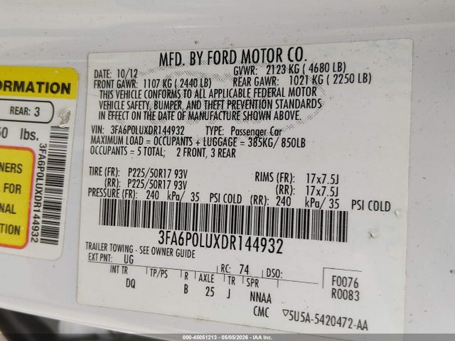 Ford Fusion Se