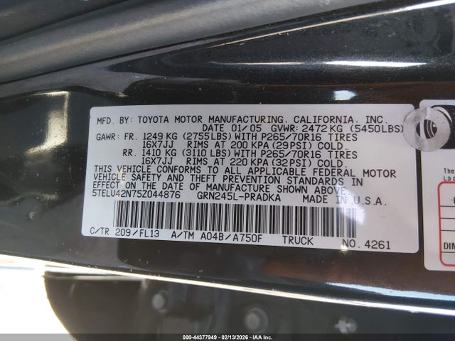 Toyota Tacoma Base V6