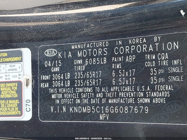 Kia Sedona Lx