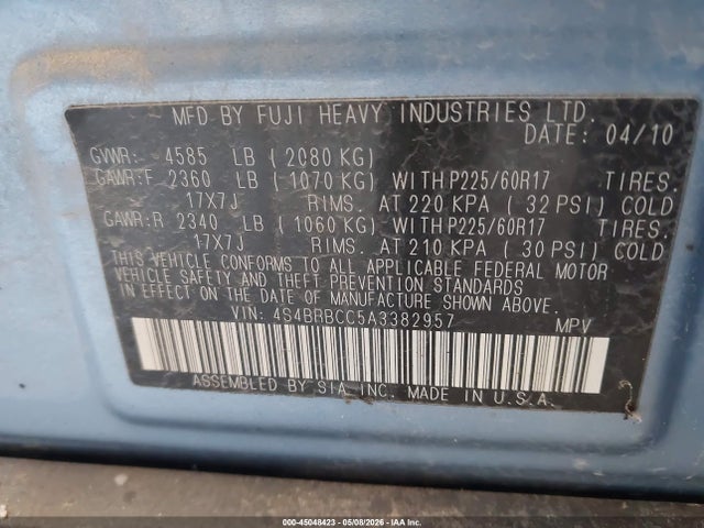 Subaru Outback 2.5i Premium