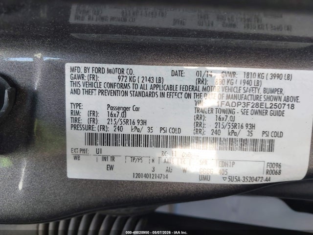 Ford Focus Se