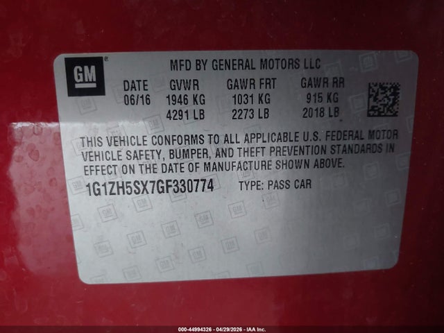 Chevrolet Malibu Premier