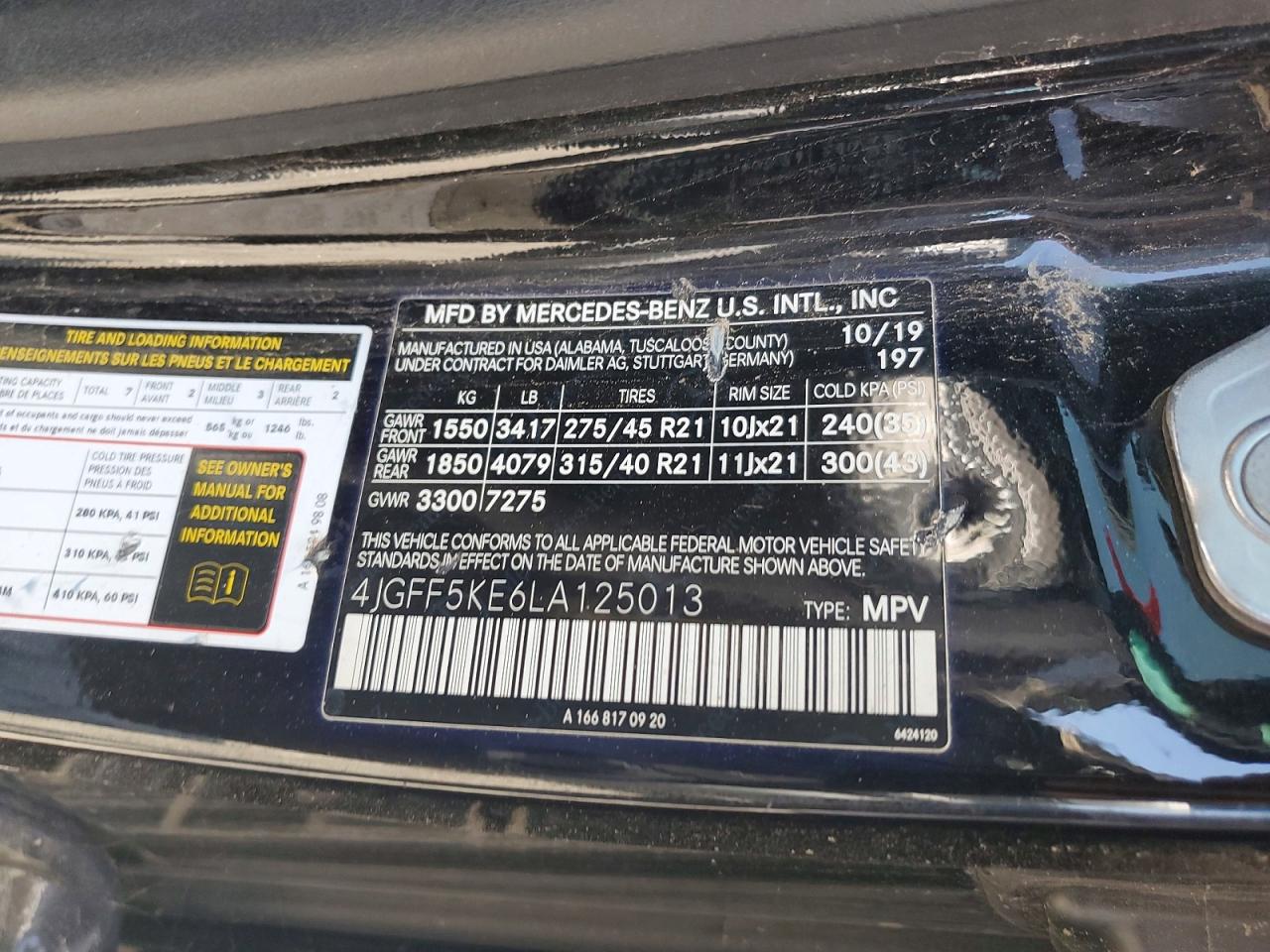 Mercedes-Benz Gls-class 450 4matic