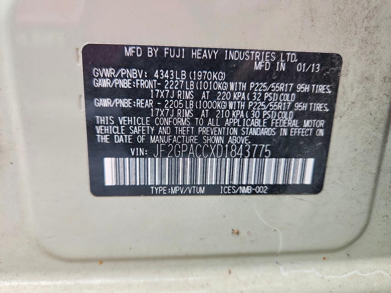 Subaru Xv 2.0 Premium