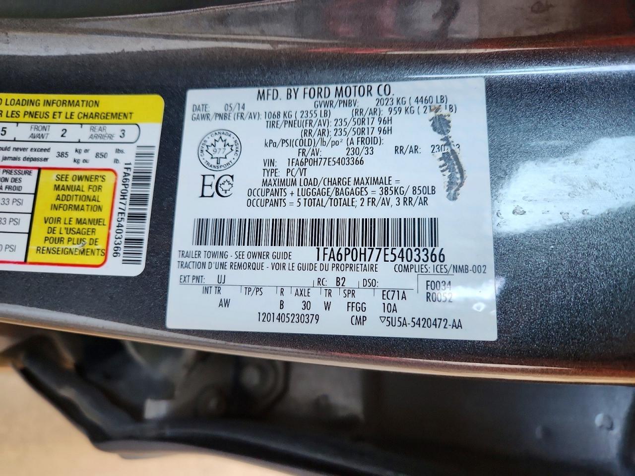 Ford Fusion Se