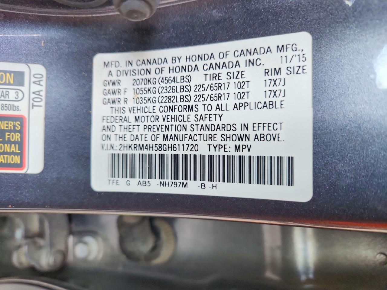 Honda Crv Ex