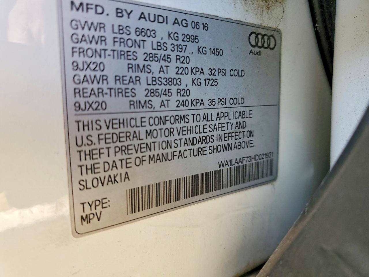 Audi Q7 Premium Plus
