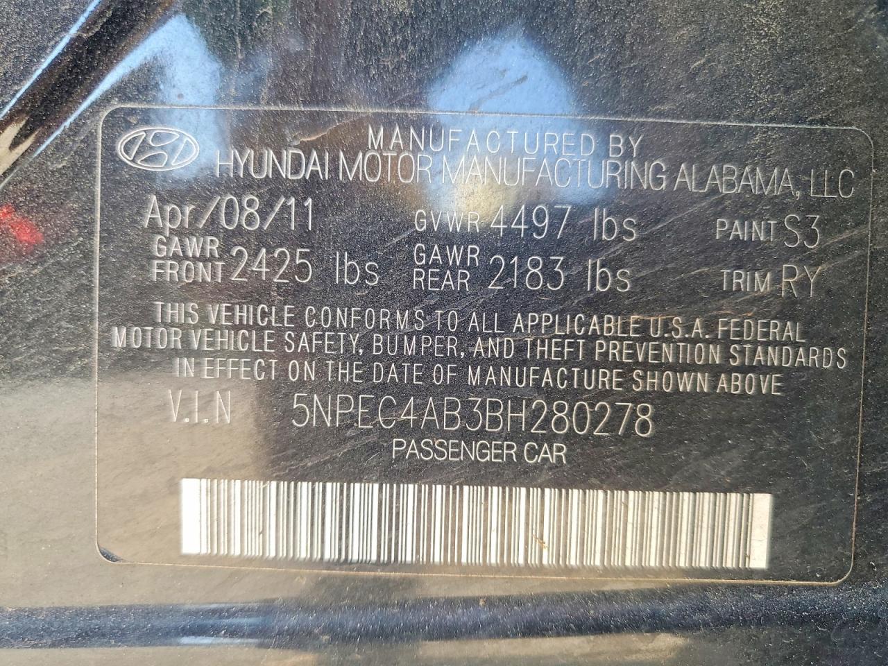Hyundai SONATA Se 2.0t