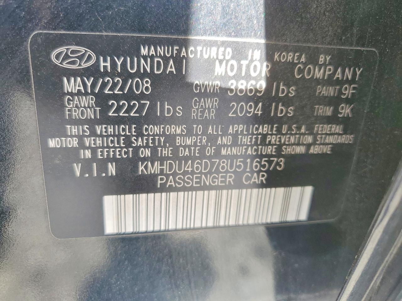 Hyundai ELANTRA Gls