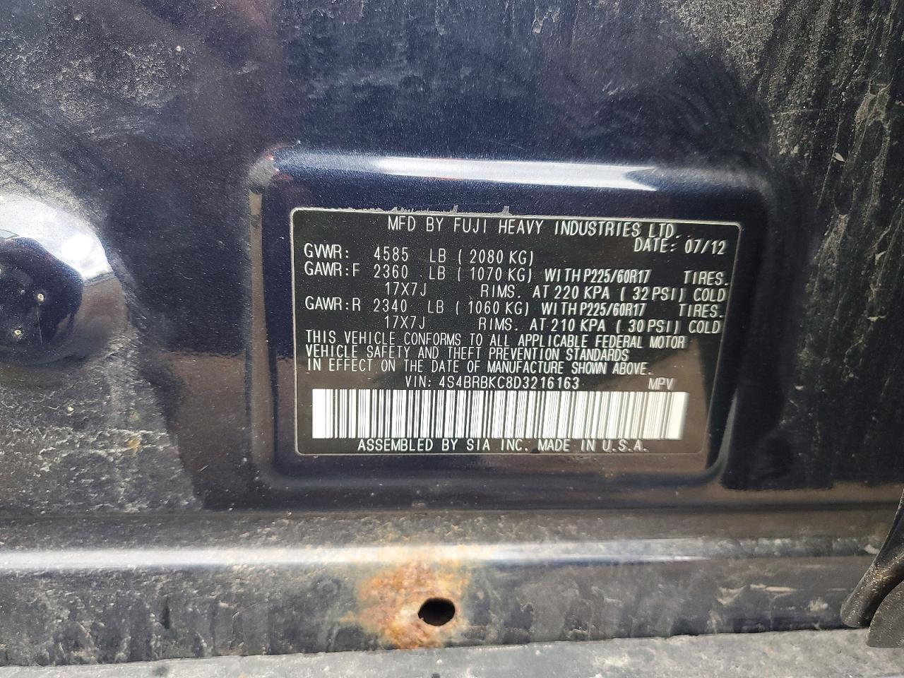Subaru Outback 2.5i Limited