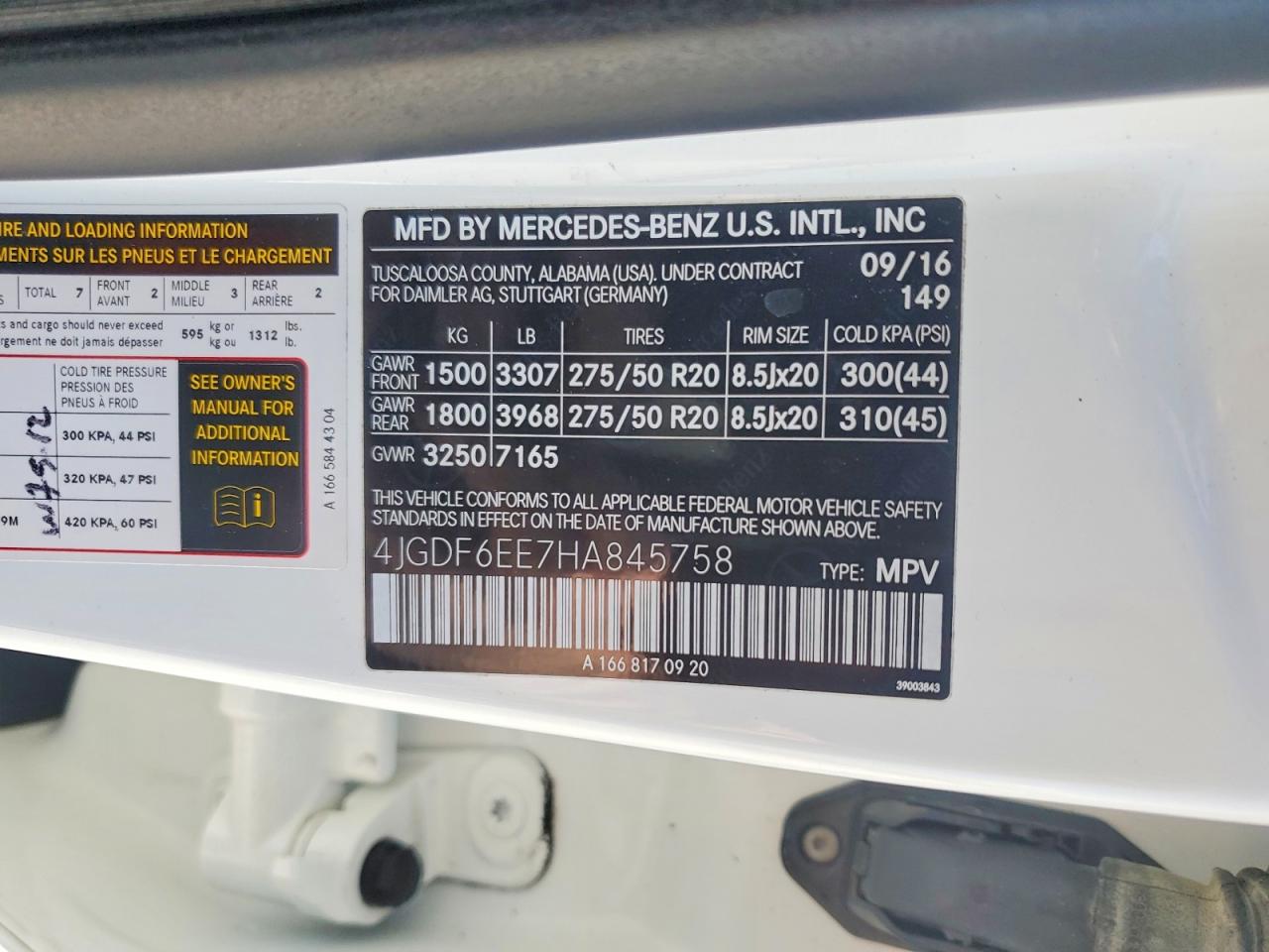Mercedes-Benz Gls-class 450 4matic