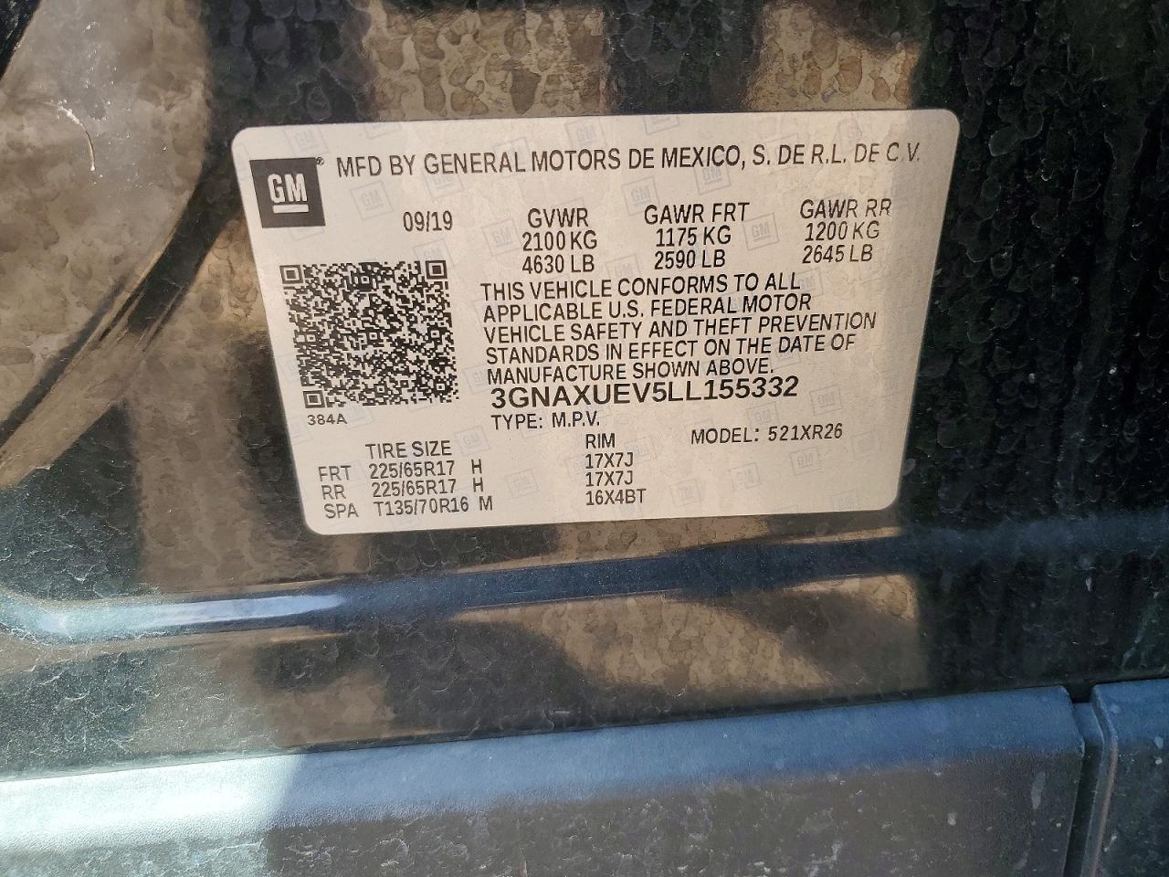 Chevrolet Equinox Lt
