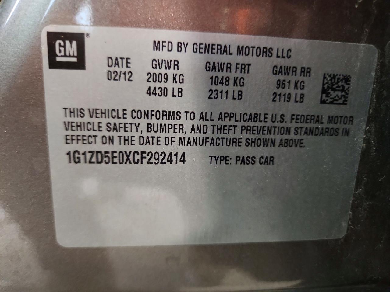 Chevrolet Malibu 2lt
