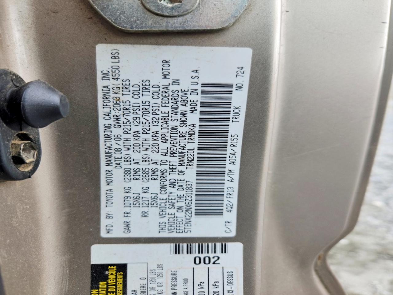 Toyota Tacoma Base
