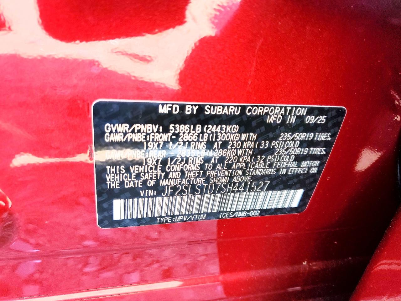 Subaru Forester Touring