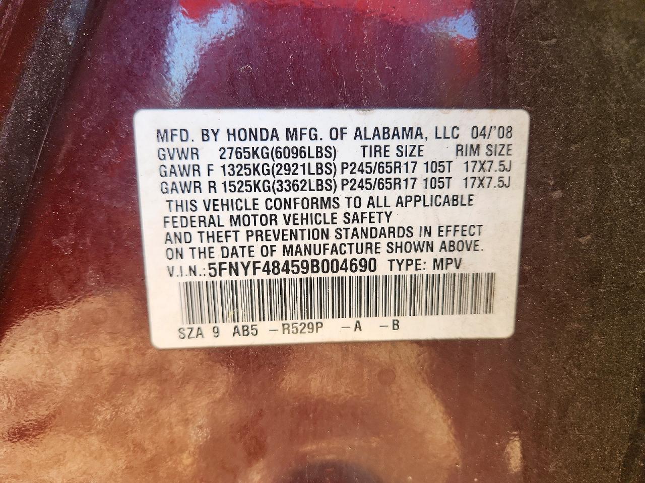 Honda Pilot Ex