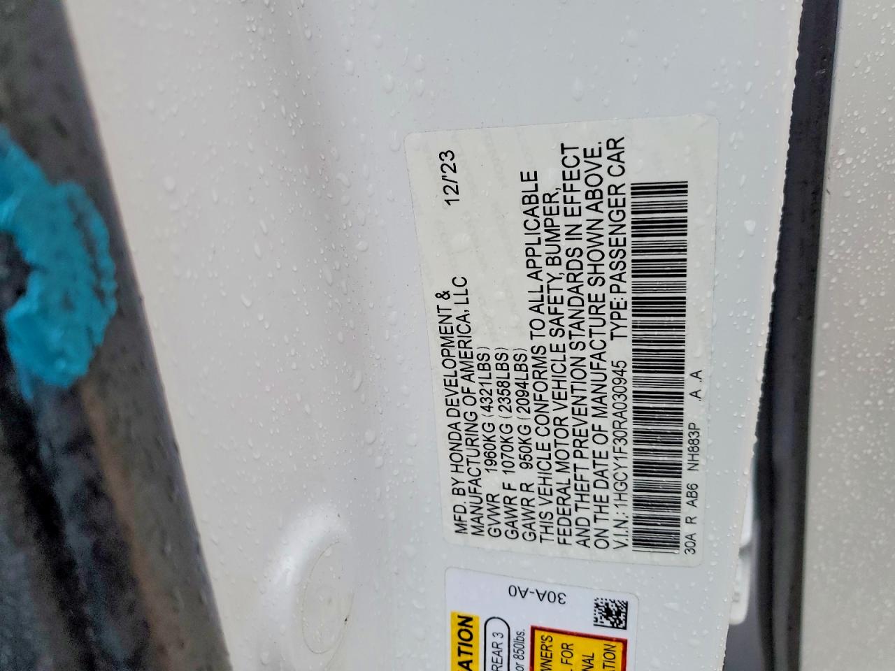 Honda Accord Ex